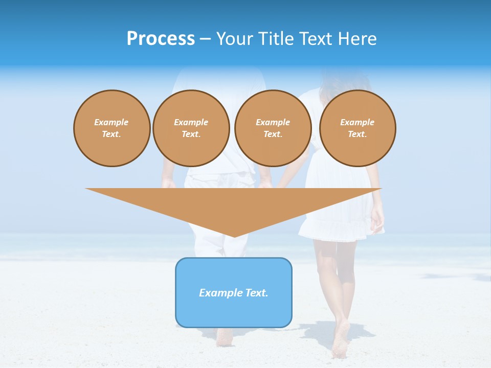 Corporate Table Happy PowerPoint Template