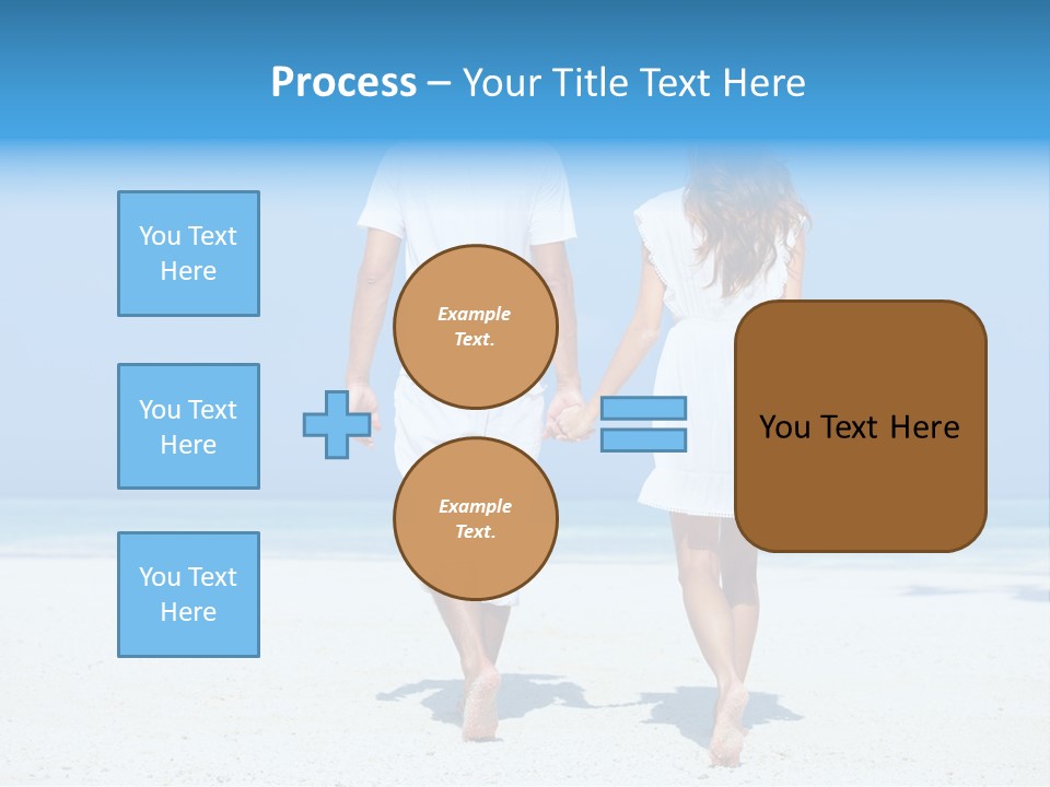 Corporate Table Happy PowerPoint Template