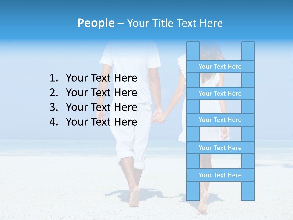 Corporate Table Happy PowerPoint Template