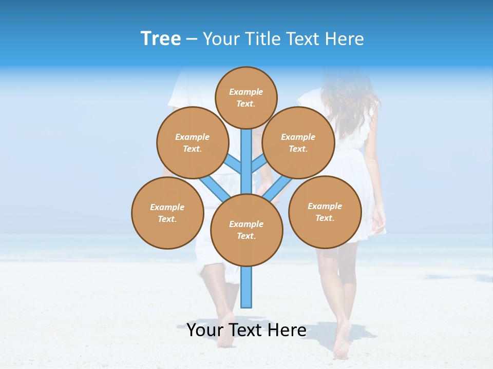 Corporate Table Happy PowerPoint Template