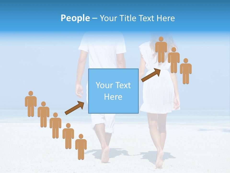 Corporate Table Happy PowerPoint Template