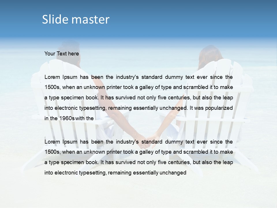 Team Room Together PowerPoint Template