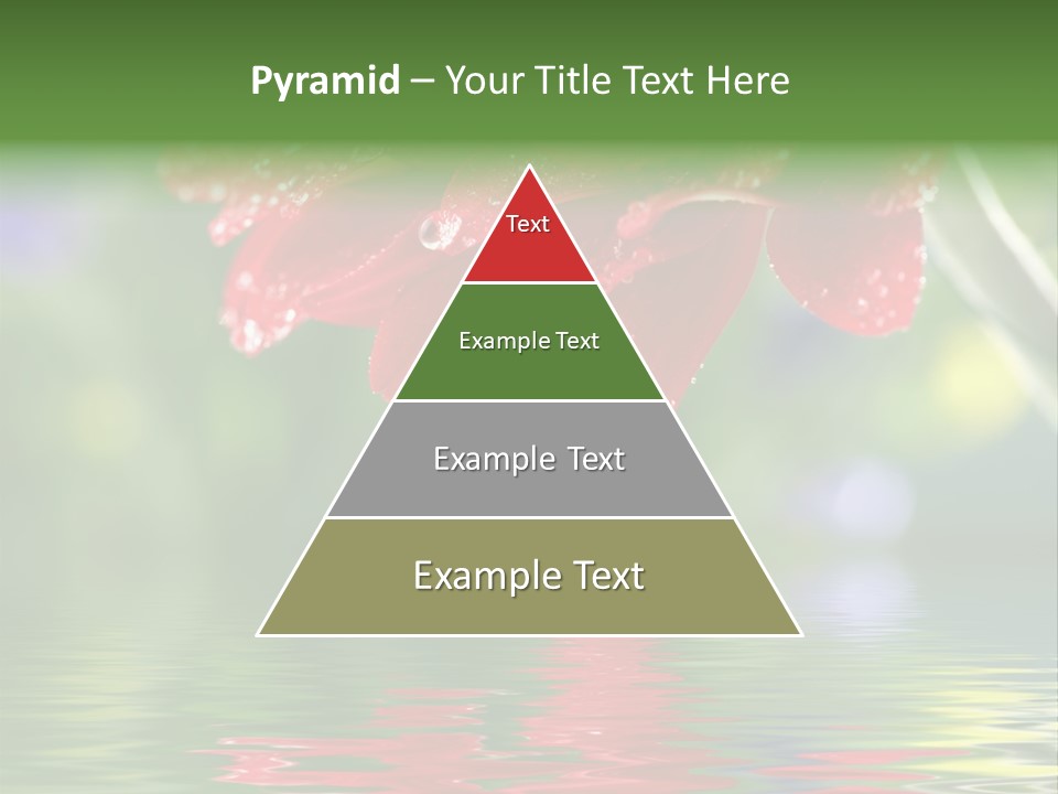 Fresh Red Bouquet PowerPoint Template