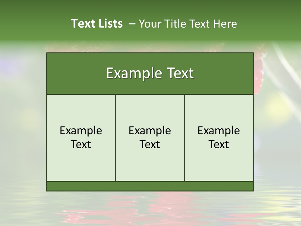 Fresh Red Bouquet PowerPoint Template