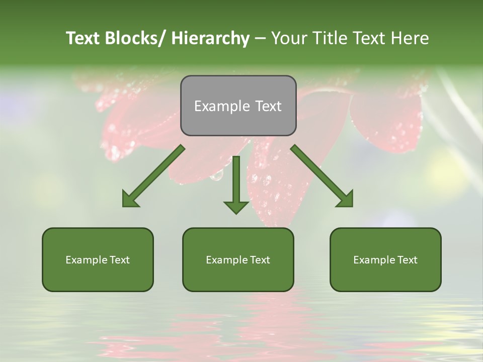 Fresh Red Bouquet PowerPoint Template