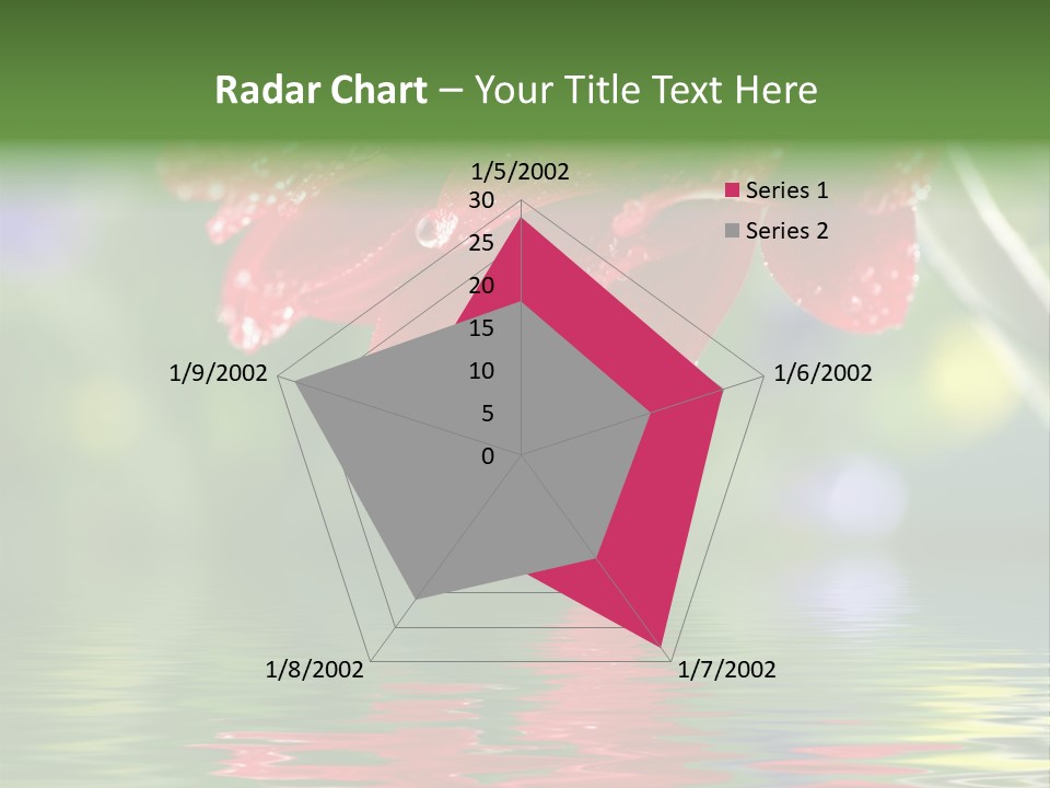 Fresh Red Bouquet PowerPoint Template