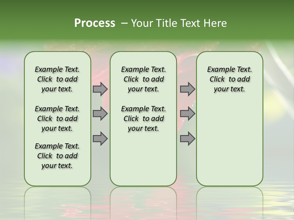 Fresh Red Bouquet PowerPoint Template