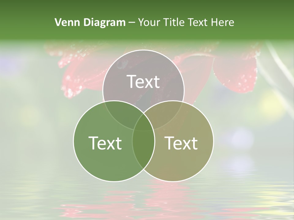 Fresh Red Bouquet PowerPoint Template