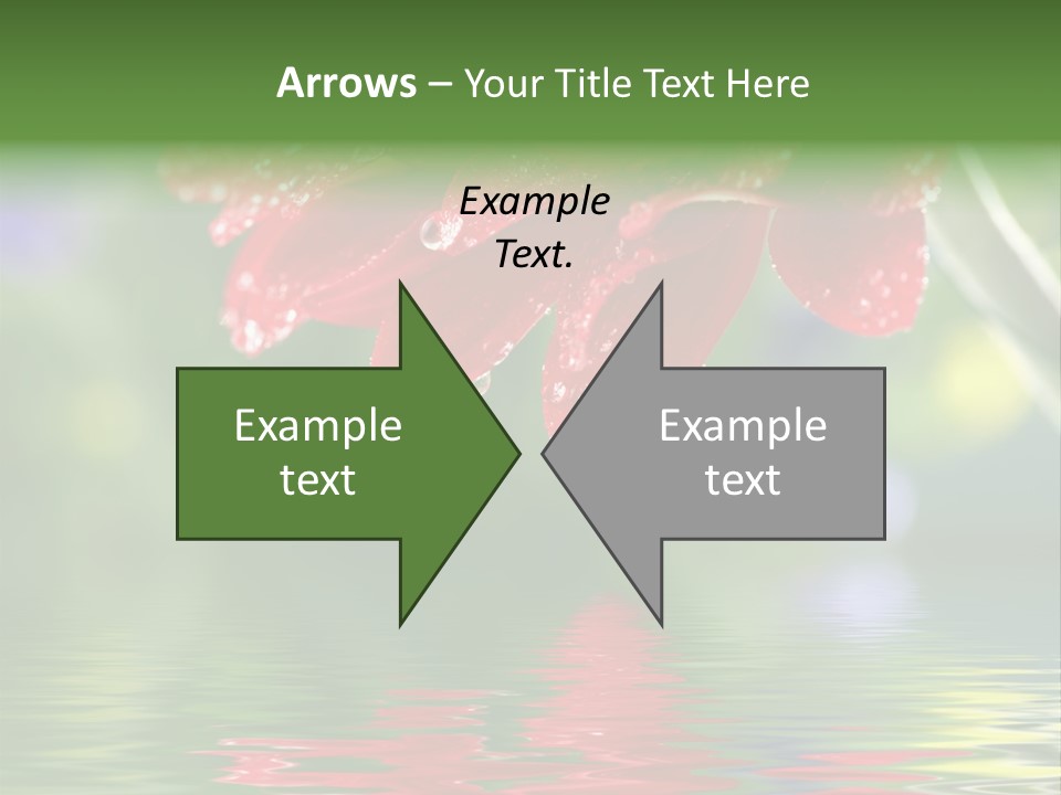 Fresh Red Bouquet PowerPoint Template