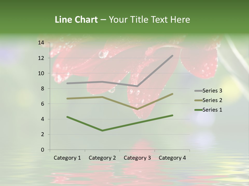Fresh Red Bouquet PowerPoint Template