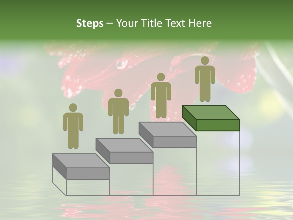 Fresh Red Bouquet PowerPoint Template