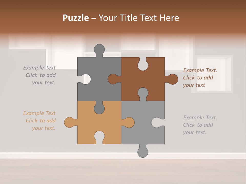 Clear Blank Installation PowerPoint Template