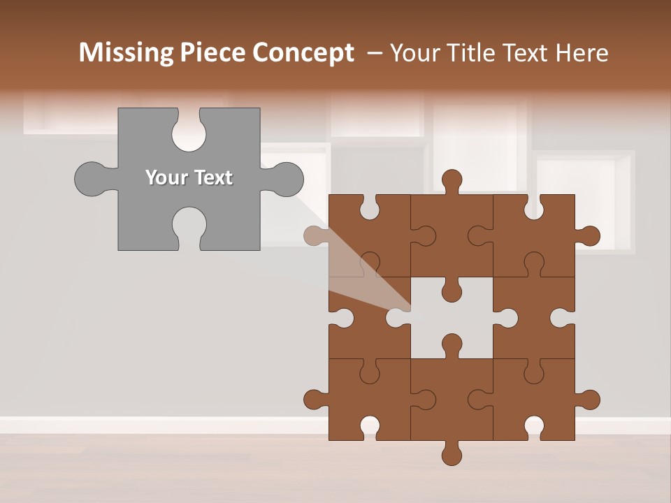 Clear Blank Installation PowerPoint Template