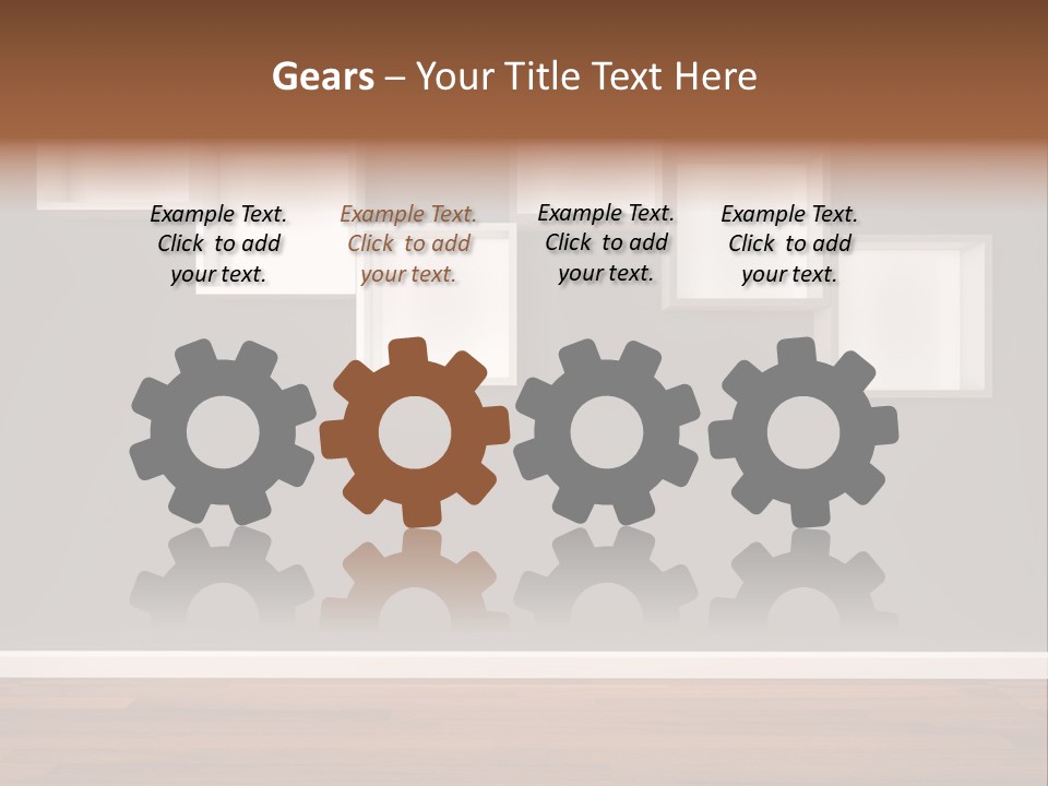Clear Blank Installation PowerPoint Template