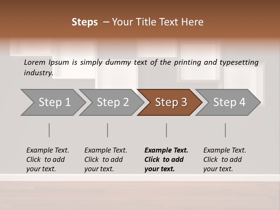 Clear Blank Installation PowerPoint Template