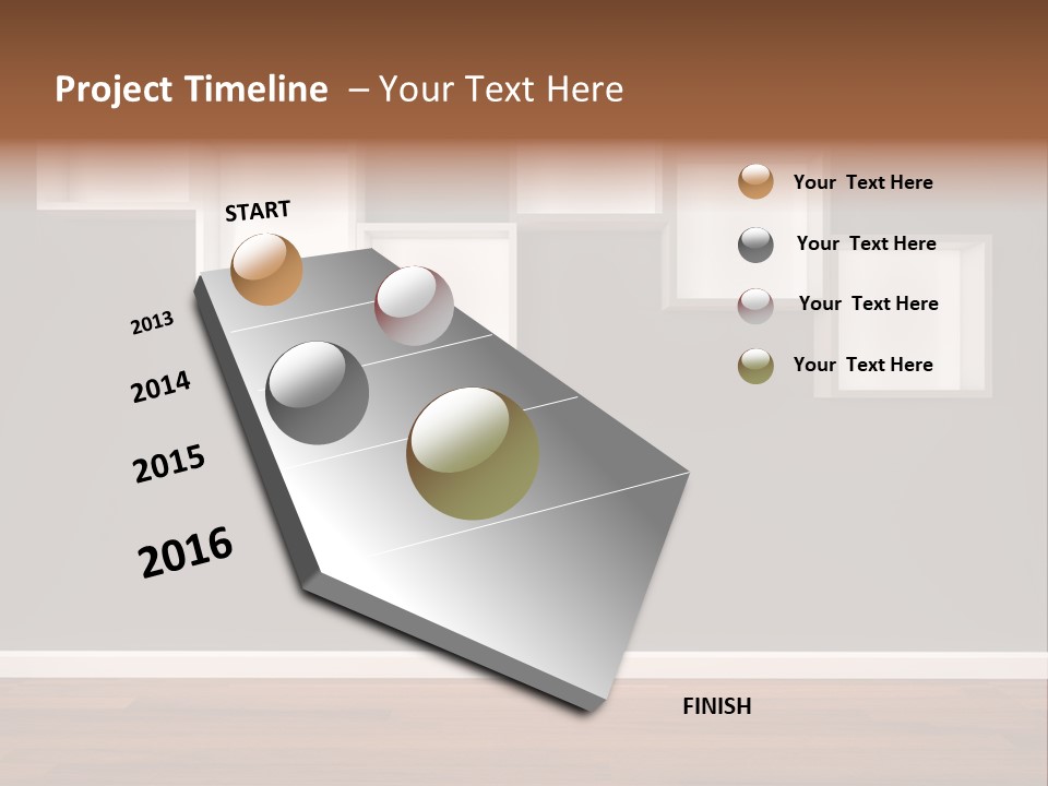 Clear Blank Installation PowerPoint Template