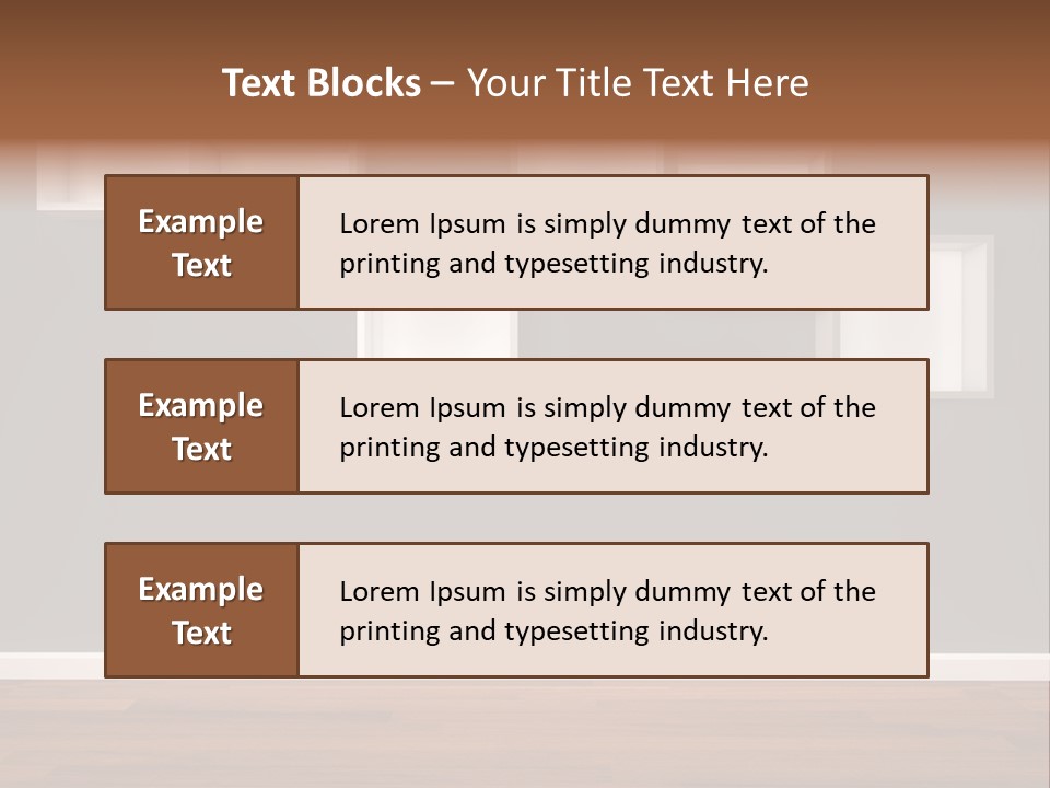 Clear Blank Installation PowerPoint Template