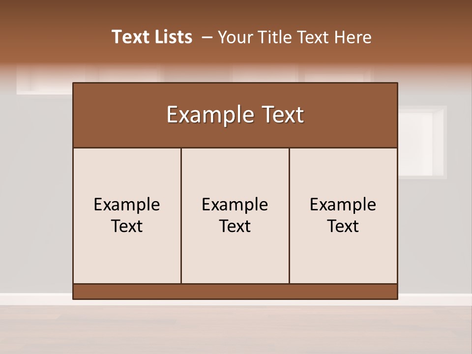 Clear Blank Installation PowerPoint Template