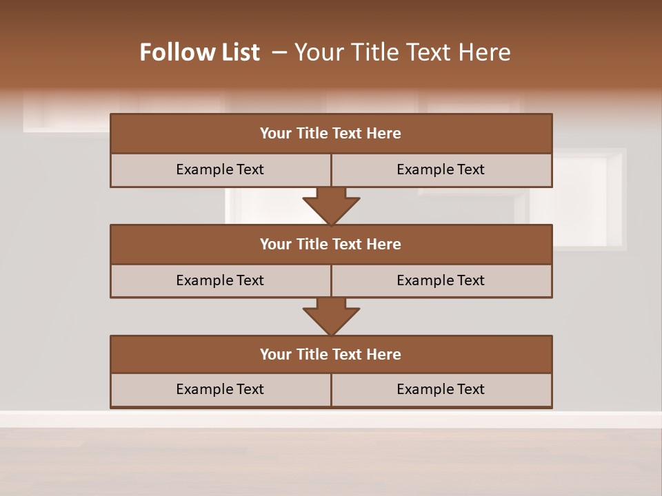Clear Blank Installation PowerPoint Template