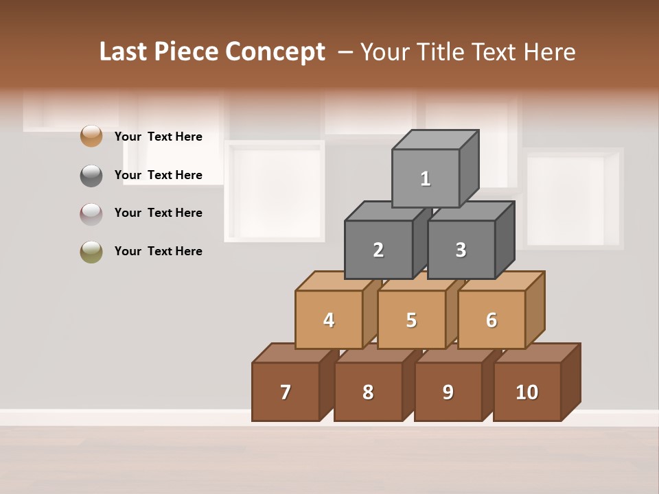 Clear Blank Installation PowerPoint Template