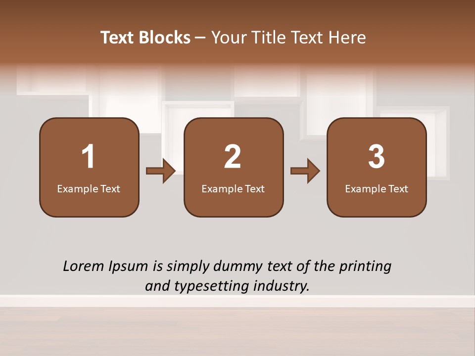 Clear Blank Installation PowerPoint Template