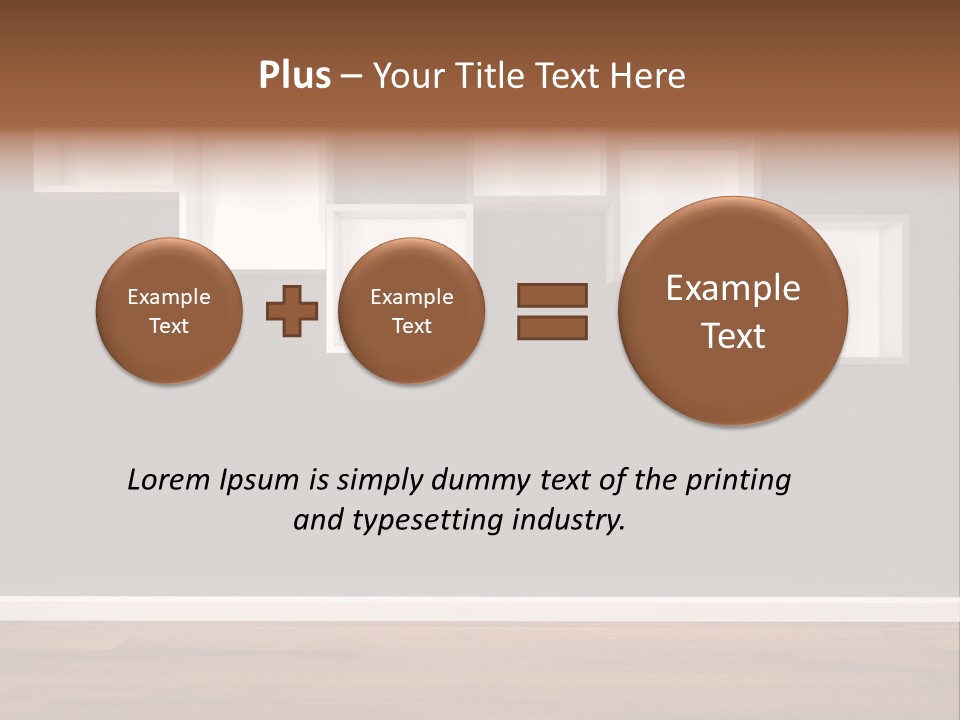 Clear Blank Installation PowerPoint Template