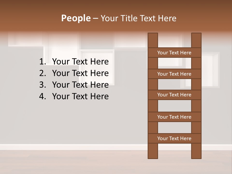 Clear Blank Installation PowerPoint Template