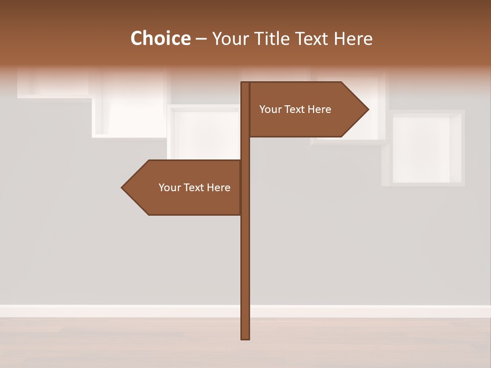 Clear Blank Installation PowerPoint Template