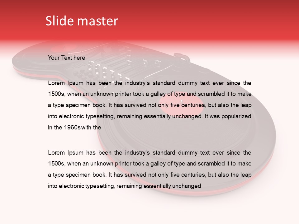 Sound Sheet Producer PowerPoint Template