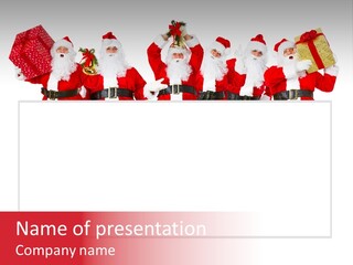 Modern Clause Saint PowerPoint Template