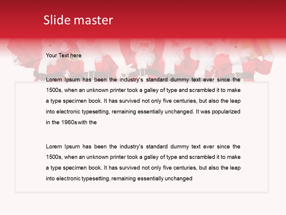 Modern Clause Saint PowerPoint Template