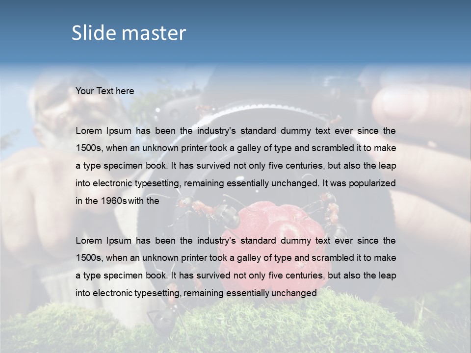 Smile Shooting Finger PowerPoint Template