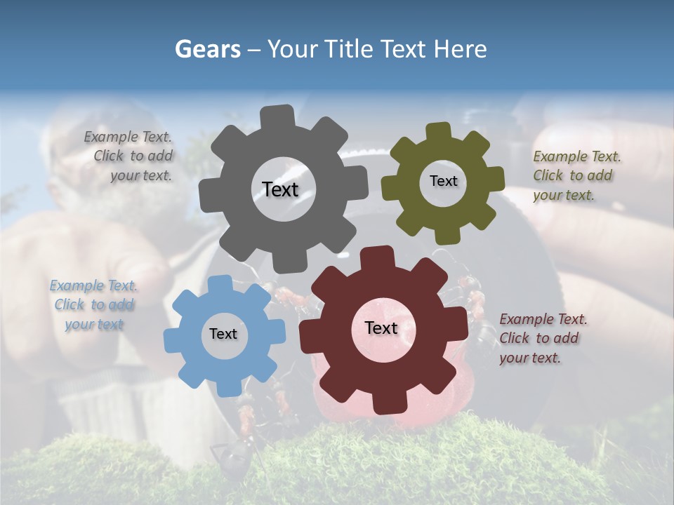 Smile Shooting Finger PowerPoint Template