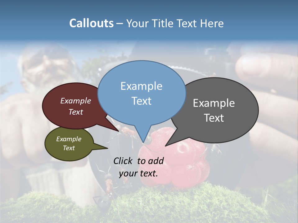 Smile Shooting Finger PowerPoint Template