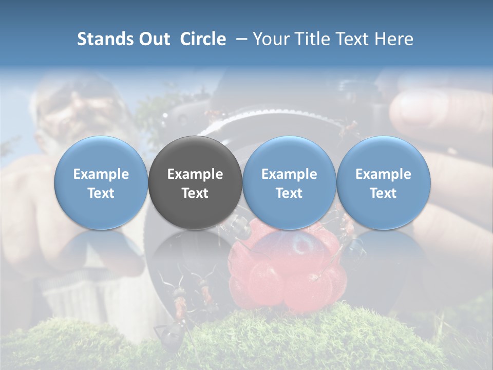 Smile Shooting Finger PowerPoint Template