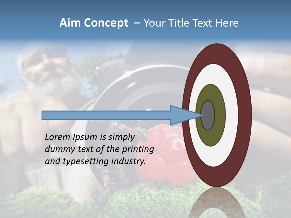 Smile Shooting Finger PowerPoint Template