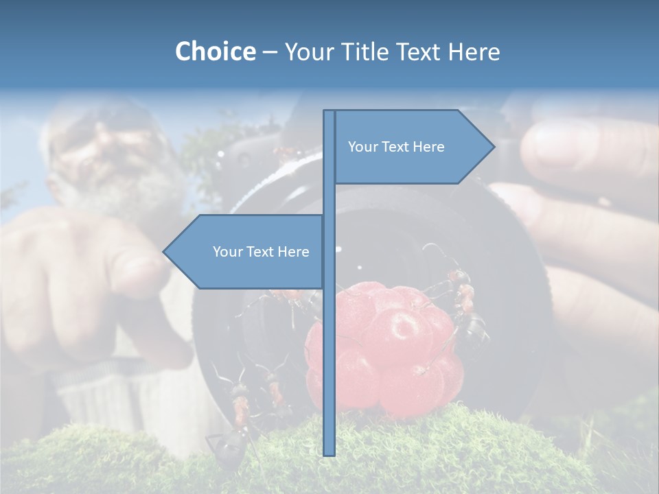 Smile Shooting Finger PowerPoint Template