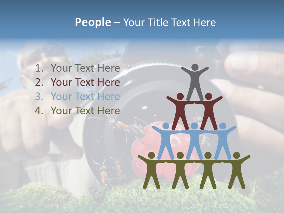 Smile Shooting Finger PowerPoint Template