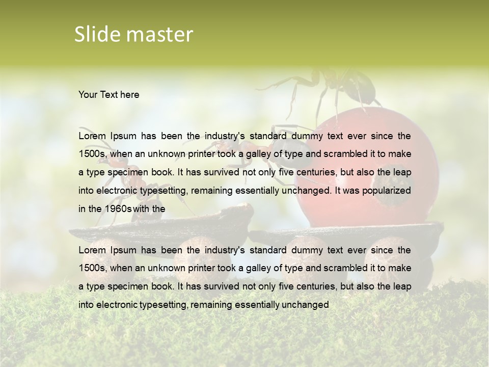 Juicy Vehicle Semitruck PowerPoint Template