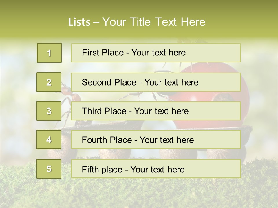 Juicy Vehicle Semitruck PowerPoint Template