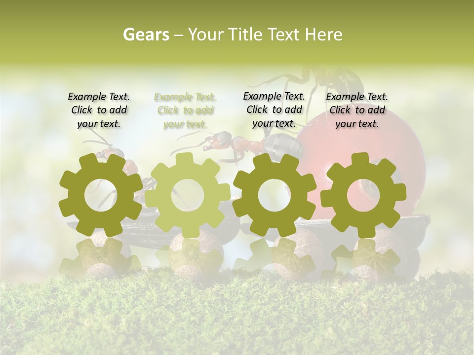 Juicy Vehicle Semitruck PowerPoint Template