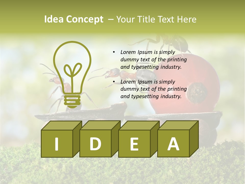 Juicy Vehicle Semitruck PowerPoint Template