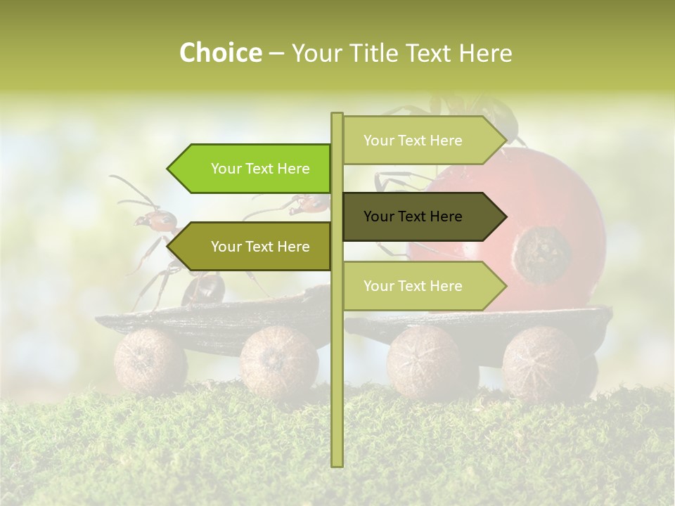 Juicy Vehicle Semitruck PowerPoint Template