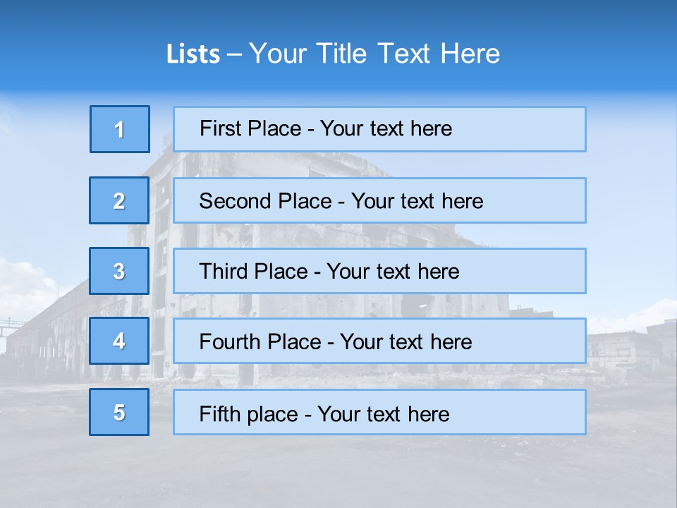 Retro Factory Built PowerPoint Template