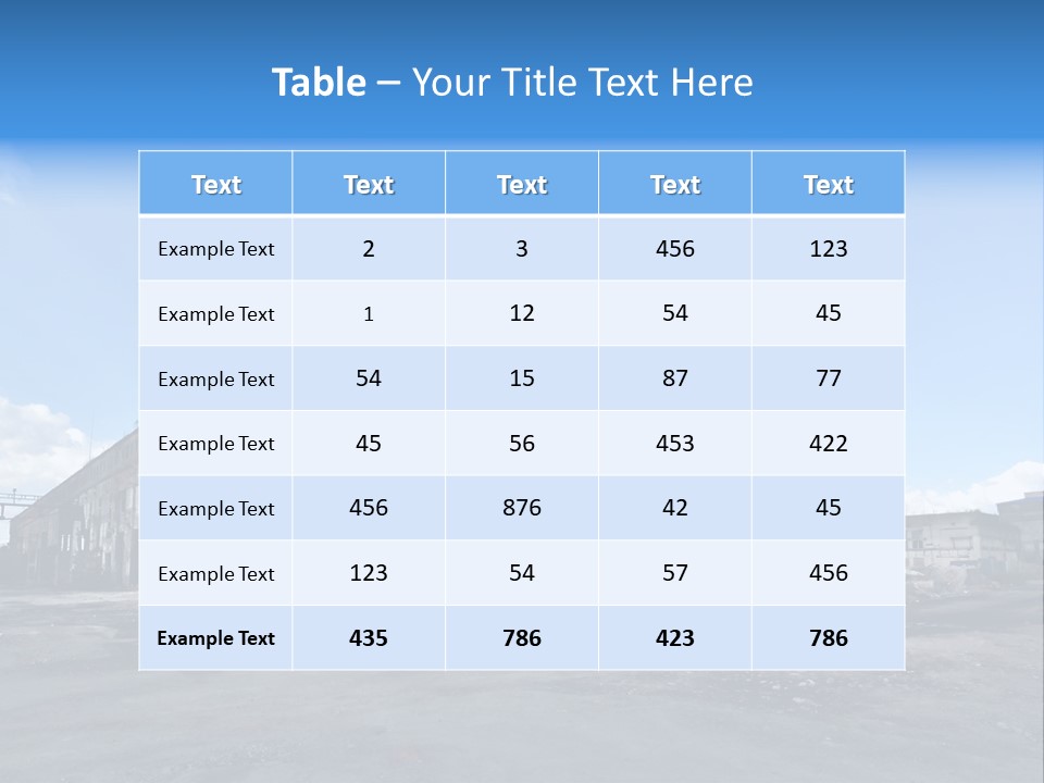 Retro Factory Built PowerPoint Template