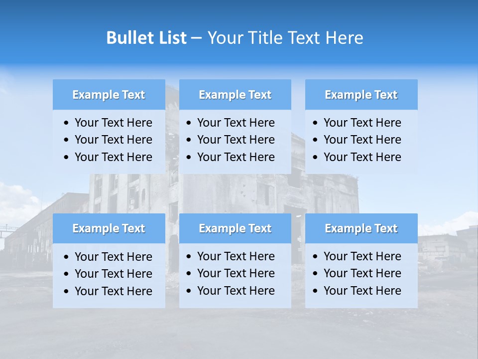 Retro Factory Built PowerPoint Template