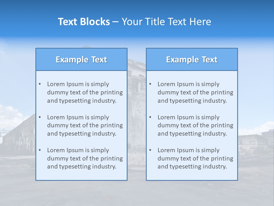 Retro Factory Built PowerPoint Template