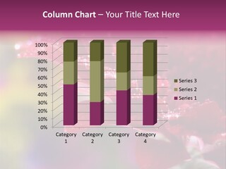 Pink Botanical Fre H PowerPoint Template