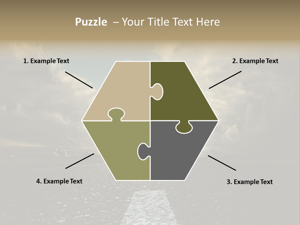 Spring Blue Blur PowerPoint Template