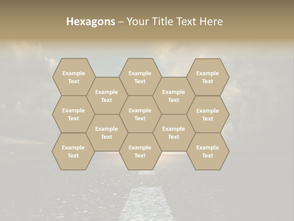 Spring Blue Blur PowerPoint Template